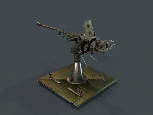 machine turret 3D Model