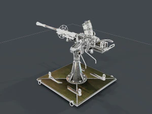 machine turret 3D Model