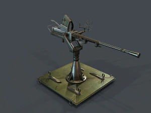 machine turret 3D Model