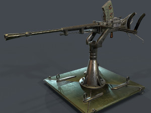 machine turret 3D मॉडल
