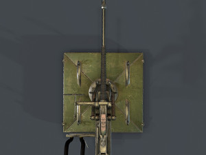 machine turret 3D मॉडल