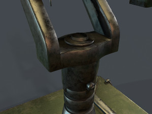 machine turret 3D मॉडल
