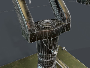 machine turret 3D मॉडल