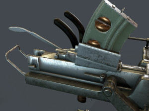 machine turret 3D मॉडल
