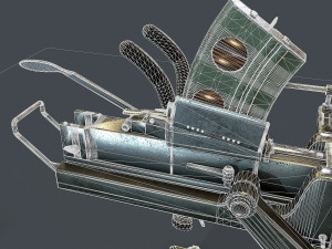 machine turret 3D मॉडल