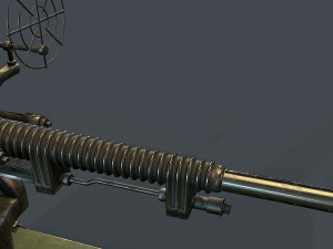 machine turret 3D मॉडल