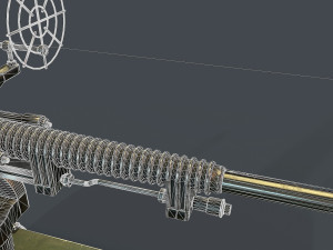 machine turret 3D मॉडल