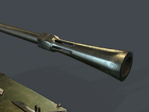 machine turret 3D मॉडल