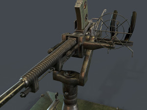 machine turret 3D मॉडल
