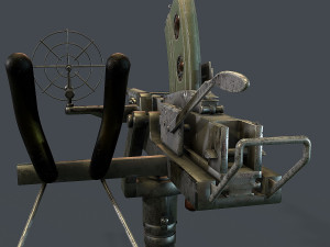 machine turret 3D मॉडल