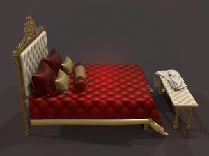 ベッド 3Dモデル