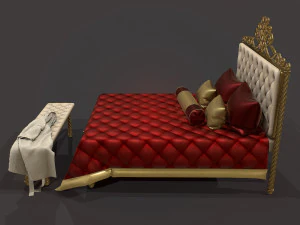 ベッド 3Dモデル