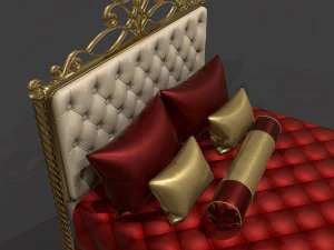 ベッド 3Dモデル