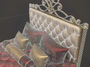 ベッド 3Dモデル