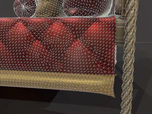 ベッド 3Dモデル