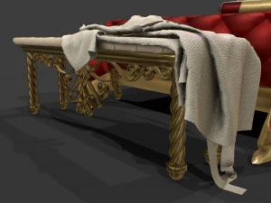 ベッド 3Dモデル