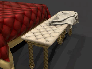 ベッド 3Dモデル