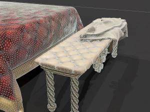 ベッド 3Dモデル