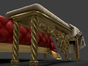 ベッド 3Dモデル