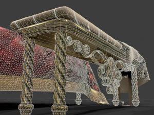 ベッド 3Dモデル