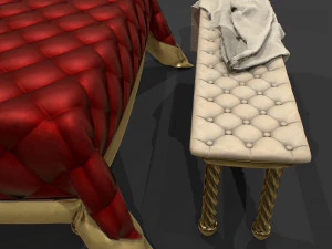 ベッド 3Dモデル