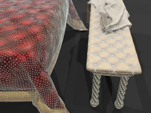 ベッド 3Dモデル