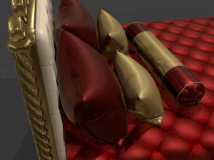 ベッド 3Dモデル