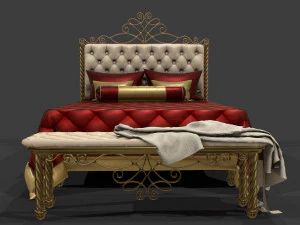 ベッド 3Dモデル