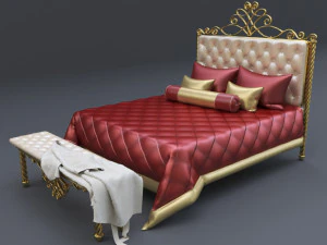 ベッド 3Dモデル