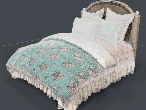 bed 1 3D Model