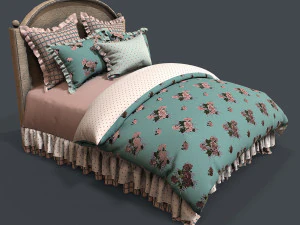 bed 1 3D Model