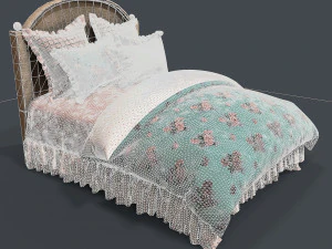 bed 1 3D Model