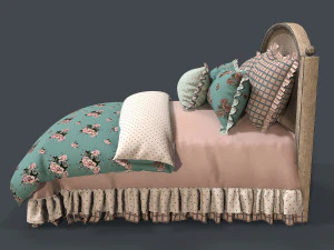 bed 1 3D Model