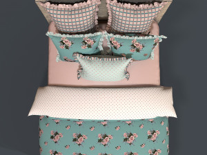 bed 1 3D Model