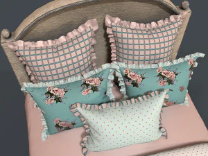 bed 1 3D Model