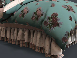 bed 1 3D Model