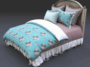 bed 1 3D Model