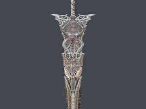 fantasy sword 15 3D Model