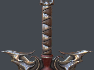 fantasy sword 15 3D Model