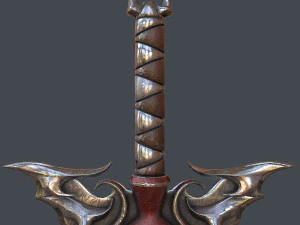 fantasy sword 15 3D Model