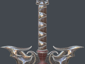 fantasy sword 15 3D Model