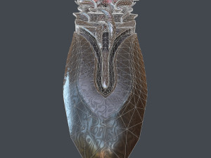 fantasy sword 15 3D Model