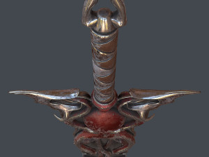 fantasy sword 15 3D Model