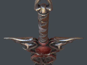 fantasy sword 15 3D Model