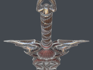 fantasy sword 15 3D Model