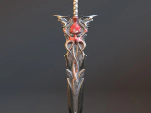 fantasy sword 15 3D Model