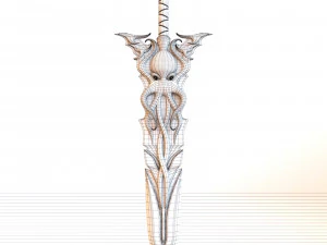 fantasy sword 15 3D Model