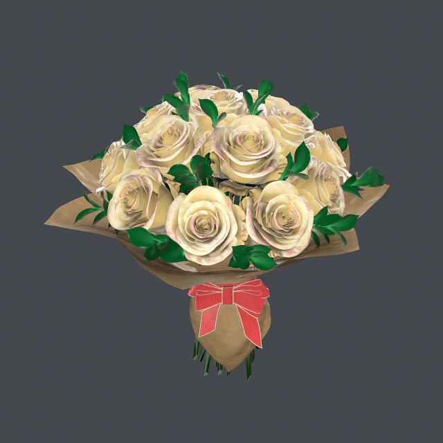 bouquet 3D Модель .c4d .max .obj .3ds .fbx .stl .blend 