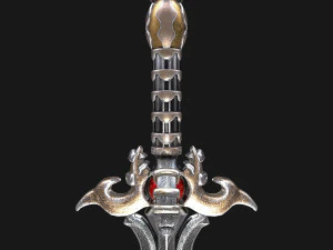 fantasy sword 16 3D Model