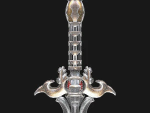 fantasy sword 16 3D Model